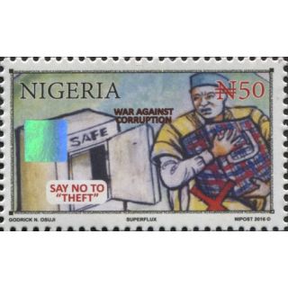 Timbres spéciaux Anti-corruption - Non au vol