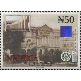 Centenaire du Nigéria - 2e Série - Maison d'État, Marina, Lagos